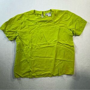 Oscar De La Renta Expressions Silk Shell Top, Size M SEE PICTURES